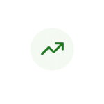 fleche montante verte