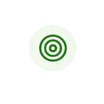 cercles concentriques verts